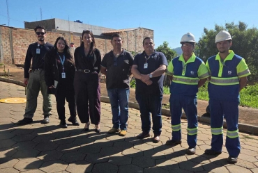 Sabesp realiza visita técnica na Vila Pires em Fartura