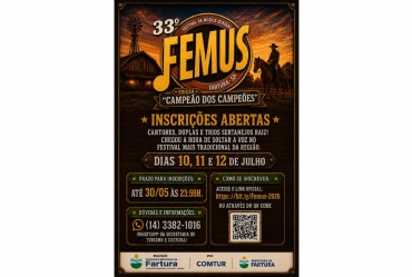 Fartura abre inscrições para o Femus 2026 em edição especial “Campeão dos Campeões” e traz novidades históricas ao festival