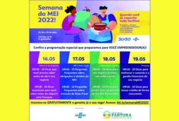 Atenção Fartura: Sebrae promove oportunidades com a Semana do Microempreendedor Individual