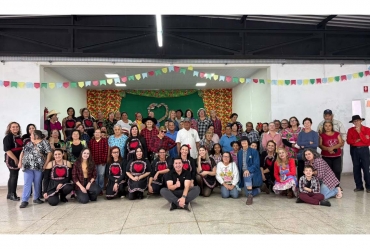 Festa Julina reúne assistidos dos projetos sociais e de saúde