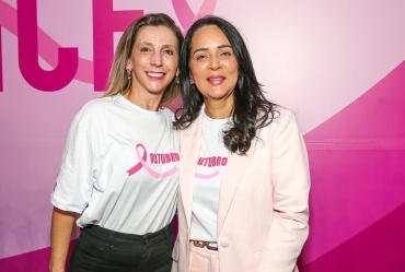 Primeira-dama Pety, participa do lançamento da campanha “Prevenir é  sua melhor chance” ao lado da primeira-dama do Estado, Cristiane Freitas