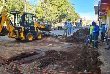 Trecho da Rua Alagoas segue interditado para obras nesta sexta-feira, 19