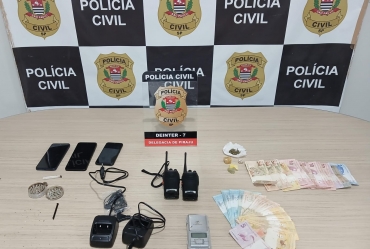 Polícia Civil deflagra Operação Impacto e prende suspeitos em ação integrada contra o tráfico em Piraju