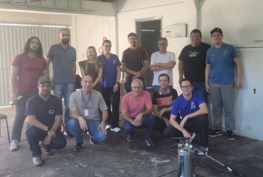 Agentes de Combate a Endemias de Fartura  participam de capacitação sobre Borrifação Residual