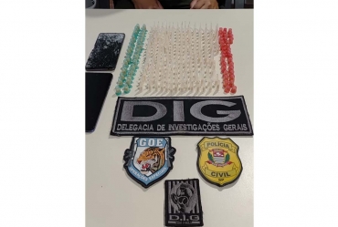 Ação da Polícia Civil contra o tráfico termina com prisão em flagrante em Itaí