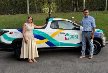 Fundo Social de Taguaí recebe nova picape para reforçar atendimento à população