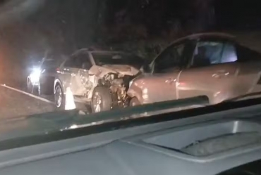 Quatro pessoas ficam feridas após acidente em Sarutaiá na rodovia SP-287