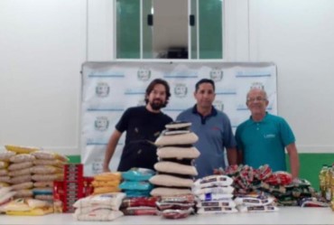 Fundo Social entrega 118 Kg de alimentos ao Lar São Vicente de Paulo