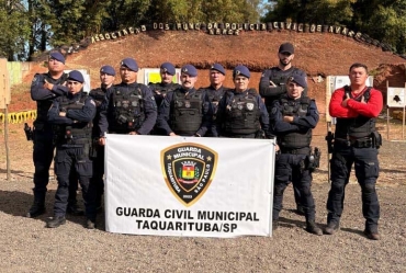 Guarda Civil Municipal de Taquarituba conclui capacitação para aprimoramento profissional