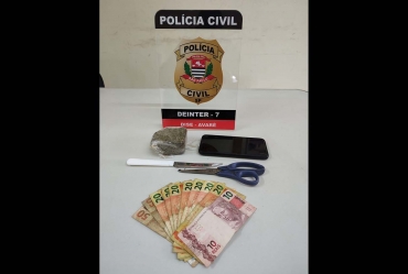 Investigado por tráfico, homem é preso em flagrante com maconha