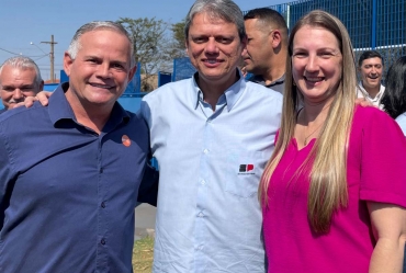 Lideranças de Taguaí marcam presença em reunião com Tarcísio de Freitas em Chavantes