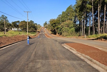 Avenida Copacabana de Avaré tem 40% da duplicação concluída