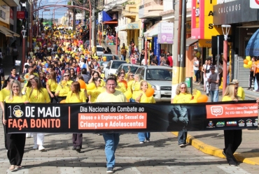 Caminhada da campanha Faça Bonito acontece na segunda-feira, 18