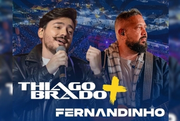 Parque de Exposições terá noite gospel com Thiago Brado e Fernandinho