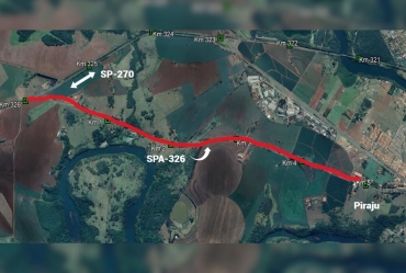 Via Raposo realiza melhorias em rodovia de acesso a Piraju