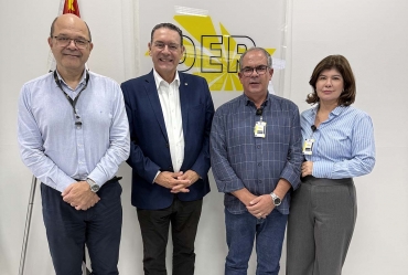 Prefeito de Fartura solicita recuperação da estrada da  Taquara Branca em reunião no DER em São Paulo