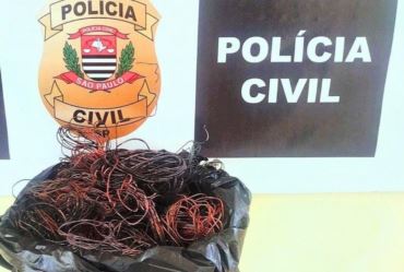 Dupla é presa em flagrante por furtar fiação elétrica de escola em Avaré