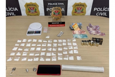 Operação prende suspeito e apreende drogas, anabolizantes e dinheiro em Piraju