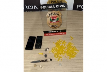 Polícia Civil prende quatro pessoas por tráfico de drogas em Piraju