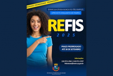 Prazo para adesão ao REFIS segue até 30 de setembro em Avaré