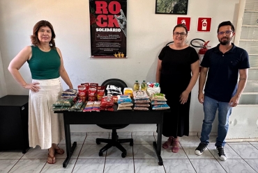 Campanha Rock Solidário é realizada durante o RockinFar 2026