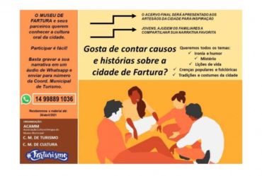Turismo, Cultura e ACAAM convocam cidadãos para contarem causos, crenças e tradições via WhatsApp