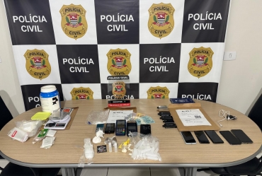Ação coordenada da Polícia Civil cumpre mandados e prende suspeitos de tráfico em Piraju e Manduri