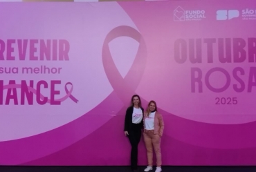 Primeira-dama Wilma participa de evento do Outubro Rosa em São Paulo e reforça o compromisso de Sarutaiá na luta contra o câncer de mama